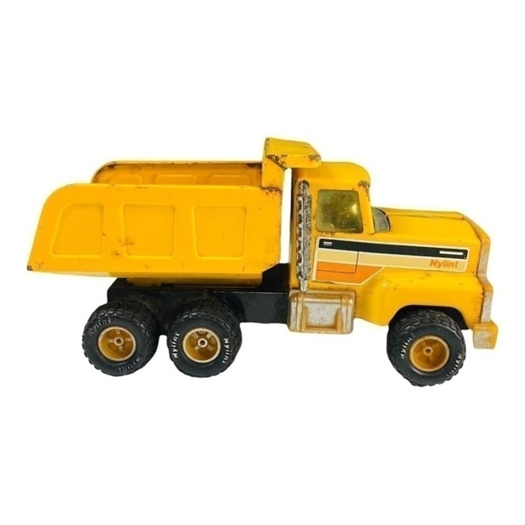 NYLINT Dump Truck Yellow Made In Korea Vintage - Picture 3 of 7